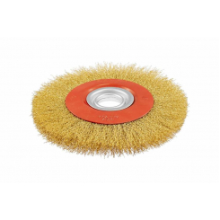 MasterTool Щітка дискова з латунованого рифленого дроту D200*32 мм, Арт.: 19-9220