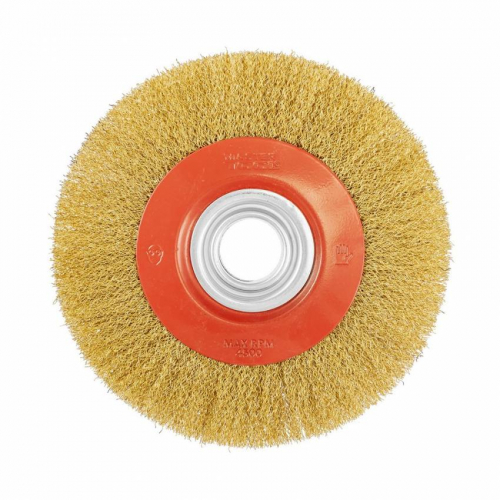 MasterTool Щітка дискова з латунованого рифленого дроту D200*32 мм, Арт.: 19-9220