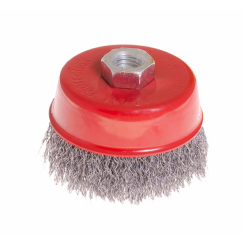 MasterTool Щітка торцева з рифленого дроту D 85 М14, Арт.: 19-7208