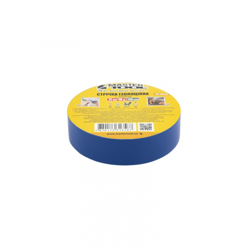 MasterTool Стрічка ізоляційна 0,15мм, 17мм*10м, 10шт, синя, Арт.: 44-9010