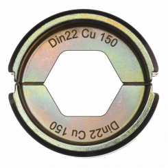 Матриця обжимна MILWAUKEE для кабелів та конекторів, DIN22 Cu 150