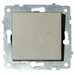 Механізм вимикача 1-клавішний GRANO антрацит