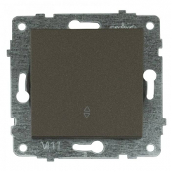 Механізм вимикача прохідний 1-клавішний GRANO мока
