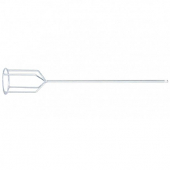 Міксер для гіпсових сумішей, 100 х 590 мм, оцинкований, шестигранний хвостовик 8 мм // MTX