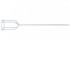 Міксер оцинкований для гіпсових сумішей 80х530 мм, шестигранний хвостовик 8 мм, MTX