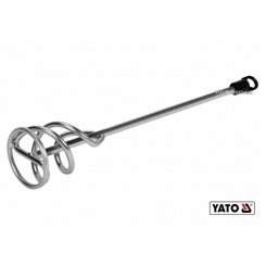 Міксер спіральний для будівельних сумішей оцинкований YATO Ø60 x 320 мм HEX 4-9 кг