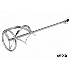 Міксер спіральний потрійний для будівельних сумішей оцинкований YATO Ø135 x 600 мм M14 20-30 кг