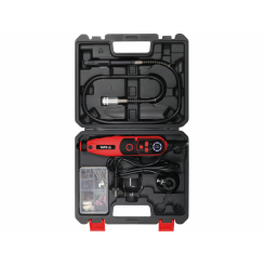 Міні-шліфмашинка від ел. мережі 230 В YATO 130Вт, з шпинделями Ø= 2,3 і 3,2 мм з наб лаштунків, 83ел