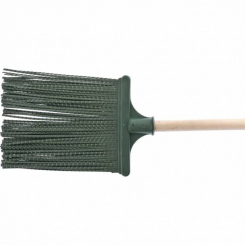 Мітла плоска велика поліпропіленова 230 х 250 мм, з ручкою, Сибртех