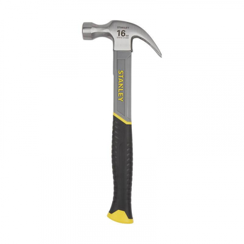 Молоток Fiberglass із вагою головки 450 г, із загнутим гвоздодером. STANLEY STHT0-51309