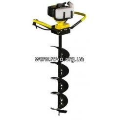 Мотобур КЕНТАВР МБР-52П, 2,4 кВт, робочий об'єм циліндра 52 куб.см, об'єм паливного бака 1,3 л, коефіцієнт