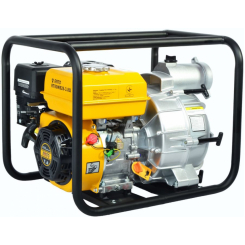 Мотопомпа для напівбрудної води, R210, 212мл, 4,4кВт, 66м3/год., 75мм, 26м, 7м,552х432х450, 35кг