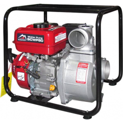 Мотопомпа рукав 75мм, 55м3/год, підйом 30м, чиста вода,  SCWP80