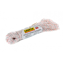 Мотузка плетена поліамідна (капронова) ФАЛ 6мм 25м UNIFIX