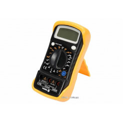 Мультиметр для вимірювання електричних параметрів VOREL; цифровий з LCD-дисплеєм 81773