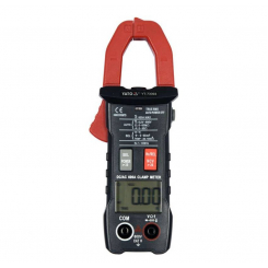 Мультиметр-кліщі TRUE RMS електричних параметрів і темп-ри YATO, діапаз AC/DC- 0-600 А, -30- 1000 ºC