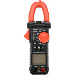 Мультиметр-кліщі для вимірювання електричних параметрів YATO із цифровим LCD-дисплеєм чохол