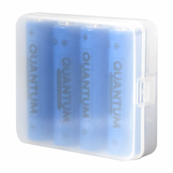 Набір акумуляторів літій-іонних Quantum Li-ion ICR18650, 1800mAh, 0.5-1С з клемним виступом, 4шт/уп plastic case
