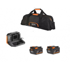 Набір акумуляторний SETLL1840SLK1 AEG (2 акум. L1840S,4.0Аг,18В; зар.пр. BL18S) сумка