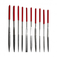 Набір алмазних надфілів 10 шт/упак., 140 мм INTERTOOL HT-3701