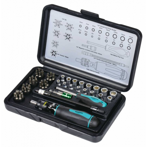 Набір бит 56од з тримачем пластик.кейс