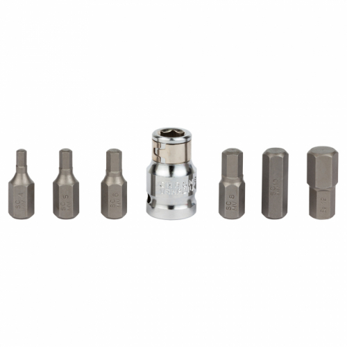 Набір біт HEX 1/2" 7шт S2 (шар кейс) ULTRA (4013202) 410745