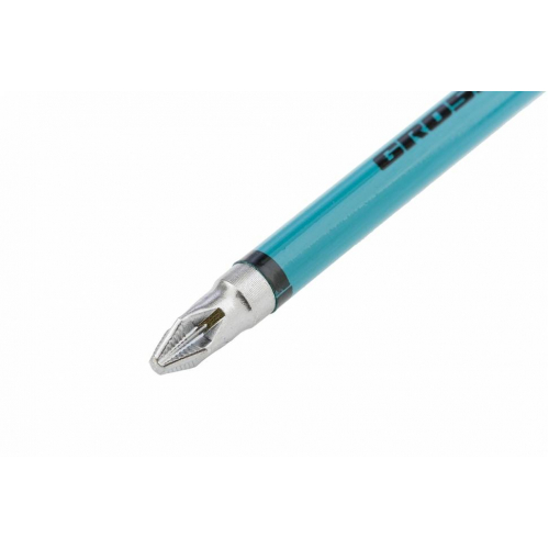 Набір біт Pz2 x 90, сталь S2, 10 шт., GROSS