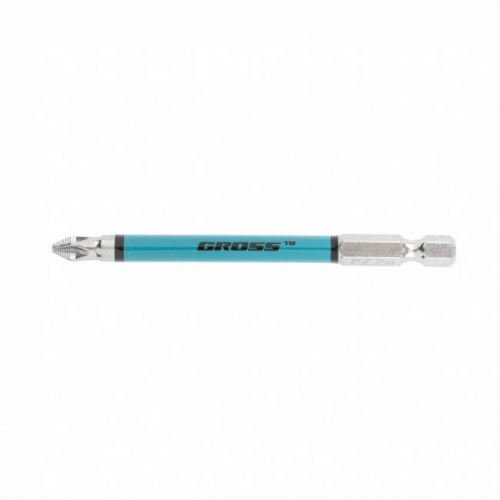 Набір біт Pz2 x 90, сталь S2, 10 шт., GROSS