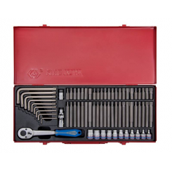 Набір біт і головок 3/8" 69 одиниць (уп.1)