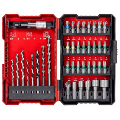 Набір біт та свердел HSS, 39 шт., L-Box, KWB (108956)