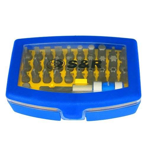 Набір біт з бітотримачем S & R 32 шт.