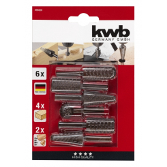 Набір бор-фрез дерево / кольоровий метал, 6 шт, KWB (495500)