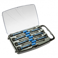 Набір часових викруток в футлярі, 7 шт. HOEGERT SL/PH/TORX HT1S270