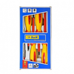 Набір діелектричних викруток S & R 5 шт з тестером