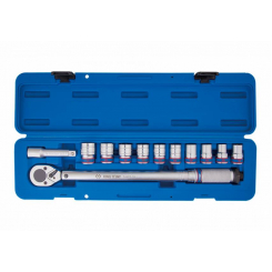 Набір динамометричних ключів 1/2 "42-210 Нм з шестигранними головками 13-24 мм