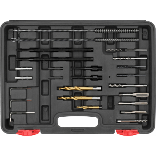 Набір для видалення пошкоджених свічок розжарювання YATO квадр. 1/4" і 3/8" , 40 Од. [5]