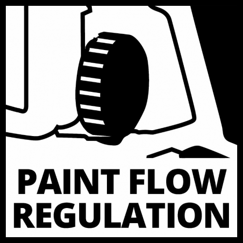 Набір до акумуляторного фарбопульта Einhell: бак 1200мл, голова, 3 форсунки (42600413)