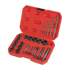 Набір екстракторів та свердел для пошкоджених болтів та гайок, 26 шт INTERTOOL SD-8009