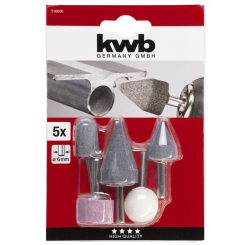 Набір фрез корунд, 5 шт, KWB (510000)