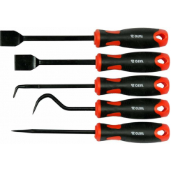 Набір гачків і скребків з ручкою YATO l= 225-240 мм, компл. 5 шт