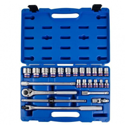 Набір головок 1/2" 24 одиниць 6-ти гранних