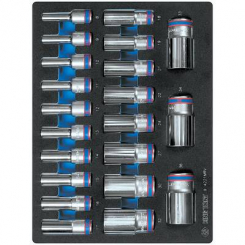 Набір головок 1/2" ударних 21 одиниць