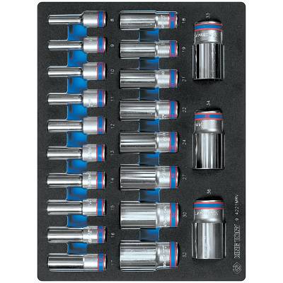 Набір головок 1/2" ударних 21 одиниць