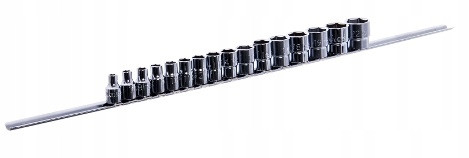 Набір головок 3/8" 16од. 6~22мм (на планці) TOPTUL GAAQ1201U