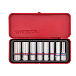 Набір головок 3/8" глиб. 6-гр. 8 пр. дюйм KINGTONY 3508SR