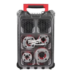 Набір головок для нарізання різблення MILWAUKEE FPT114HK BSPT Alloy, (для FPT114) (4шт), PACKOUT