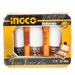 Набір головок торцевих 3 шт INGCO INDUSTRIAL
