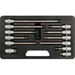 Набір торцевих головок YATO, SPLINE, 1/2" (12,5 мм), 12 шт [10], шт