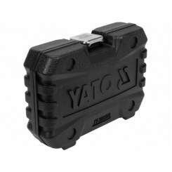 Набір головок торцевих наскрізних SPLINE YATO: квадрат 1/4", М4.5- М13 з обладунками