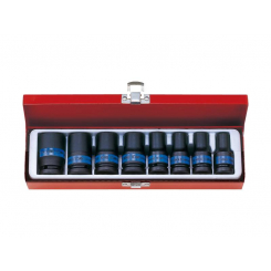 Набір головок ударних 1/2" 8 одиниць 10 - 24 мм тонкостінні (уп.1)